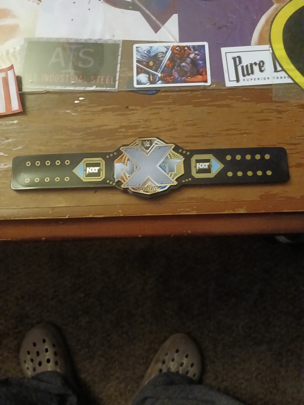 WWE Black Replica Championship Belt Accent